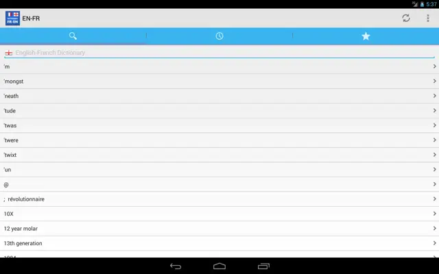 French-English android App screenshot 9
