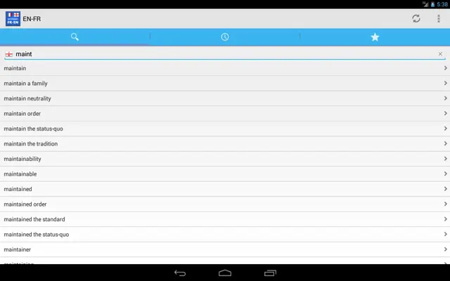 French-English android App screenshot 10