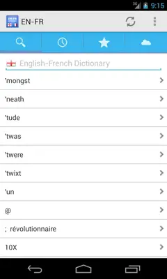 French-English android App screenshot 17