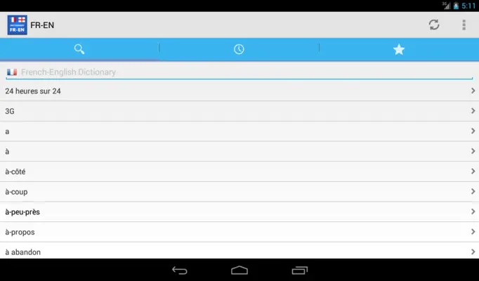 French-English android App screenshot 1