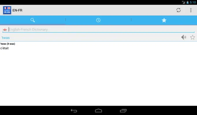French-English android App screenshot 2