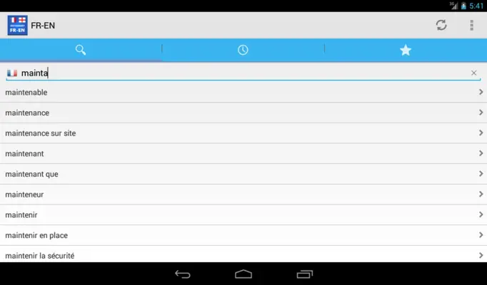 French-English android App screenshot 5