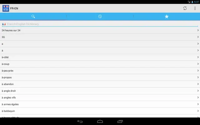 French-English android App screenshot 7